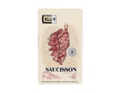 Saucisson sec tranché de lïle de beauté