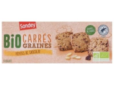 Carrés graines et pépites de chocolat Bio 1.11 €