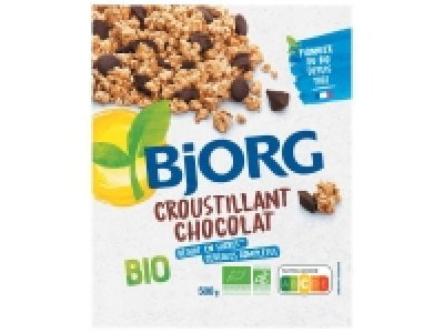 Bjorg céréales croustillant chocolat Bio 1.96 €