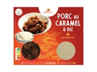 Porc au caramel et riz 4.69 €