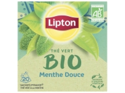 Lipton thé vert Bio menthe douce