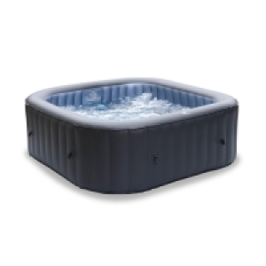 Spa gonflable MSPA carré 185cm 6 places anthracite - Tekapo 6 avec acc 449.00 €