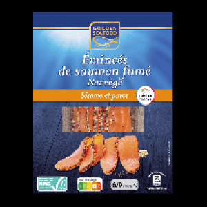 GOLDEN SEAFOOD® Émincés de saumon fumé
