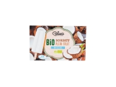 4 Bâtonnets sorbet plein fruit Bio