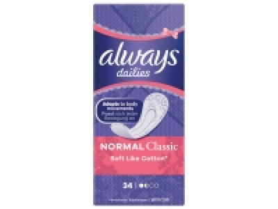 Always protèges slips 1.31 €