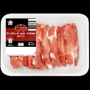 Aldi Boucherie St Clément® BOUCHERIE ST-CLÉMENT® 8 côtes de porc échine sans os