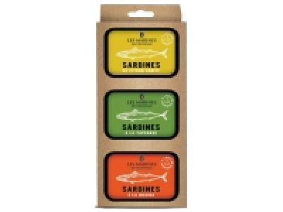 Coffret 3 boîtes de sardines