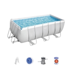 Piscine tubulaire hors sol Vostok grise , rectangulaire 4x2m avec pomp 449.99 €