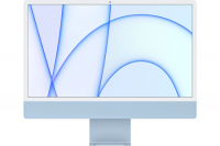 Darty  Apple iMac 24 Inch 256 Go SSD 8 Go RAM Puce M1 CPU 8 curs GPU 7 curs Bleu 