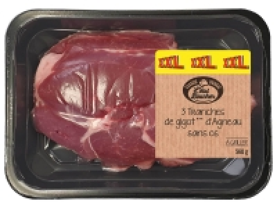 3 tranches de gigot dagneau 8.19 €