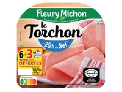 Fleury Michon jambon cuit supérieur Le Torchon 3.25 €