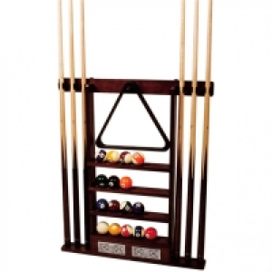 Decathlon  RENE PIERRE - PORTE QUEUES MURAL - BOIS - RANGEMENT BILLES