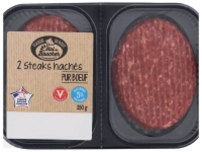 2 steaks hachés 3.09 €