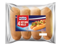 Lidl  4 petits pains pour hot dog
