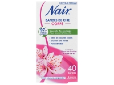 Nair bandes de cires froide cerisier