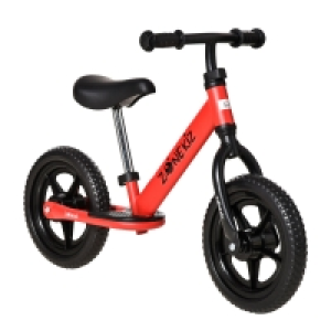 Draisienne enfant selle guidon réglable cale-pied acier rouge noir 39.90 €