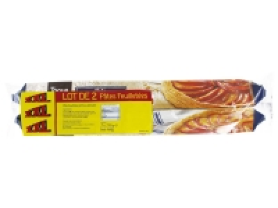 Lot de 2 pâtes feuilletées 0.99 €