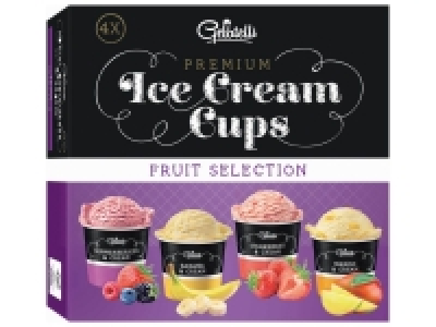 4 mini pots de crème glacée