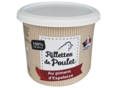 Lidl  Rillettes de poulet au piment dEspelette