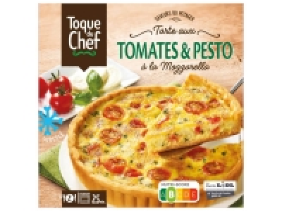 Tarte aux tomates et pesto à la mozzarella