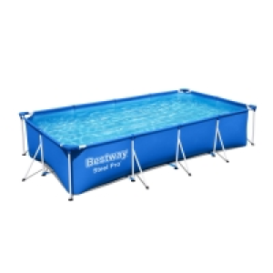 Decathlon  Piscine tubulaire rectangulaire 4x2m avec accessoires