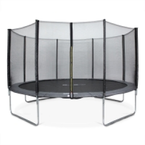 Trampoline Ø430cm - Vénus gris avec son filet de protection - Trampoli 274.90 €