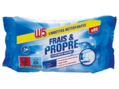 80 lingettes nettoyantes multi-usages 1.24 €