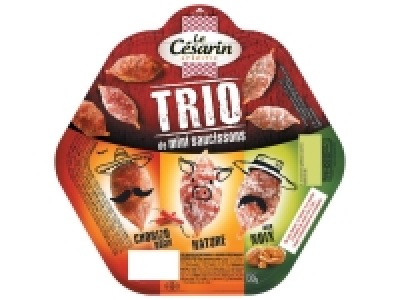 Trio de mini saucissons 1.99 €