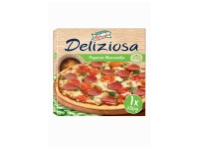 Lidl  Pizza pepperoni, mozzarella et pesto