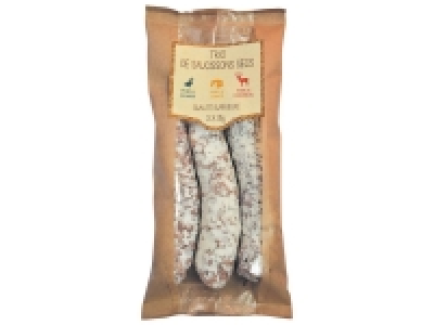 Lidl  Trio de saucissons secs porc-canard, porc-comté et porc-chevreuil