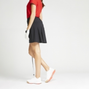 Decathlon  Jupe-short de golf femme WW500 noire