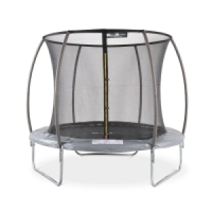 Decathlon  Trampoline rond Ø 250cm gris avec filet de protection intérieur - Plut