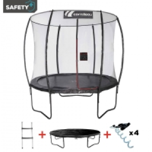 Decathlon  Trampoline Springcare 244cm + Échelle + Housse de protection + Kit da