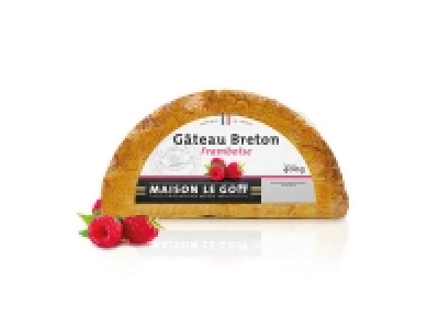 Gâteau Breton aux framboises