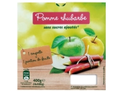 Spécialité de pomme rhubarbe
