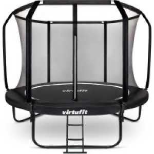 Decathlon  Trampoline -Premium Trampoline avec Filet de Sécurité - Noir - 305 cm