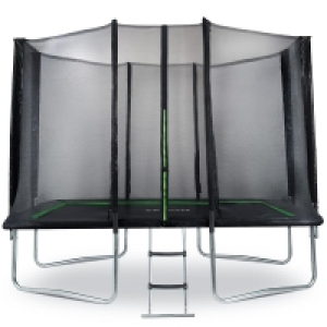 Decathlon  Trampoline avec Filet de Sécurité - Noir - 213 x 305 cm