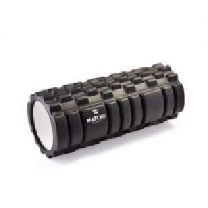 Decathlon  Foam roller / massage roller / fitness roller 33cm - Ø 14cm - zwart