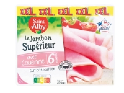 Jambon cuit supérieur avec couenne