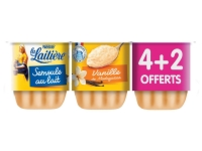 La Laitière semoule au lait vanille 1.59 €