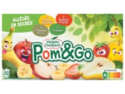 Compotes et sp&eacute;cialit&eacute;s de fruits en gourde 2.69&nbsp;&euro;