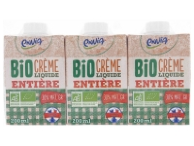 Crème liquide entière Bio 2.75 €