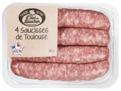 4 saucisses de Toulouse 3.35 €