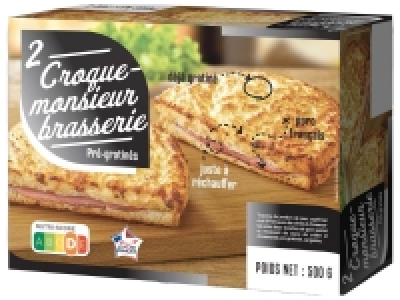 2 Croque-monsieur brasserie