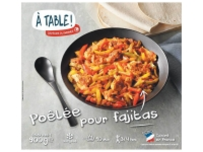 Poêlée pour fajitas ou burritos