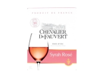 Lidl  Pays dOc Syrah Rosé BIB IGP Chevalier de Fauvert