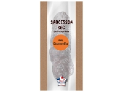 Saucisson sec aux chanterelles