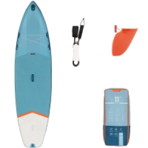 Decathlon  STAND UP PADDLE GONFLABLE DE RANDONNEE DEBUTANT 11 PIEDS BLEU