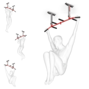 Decathlon  Barre de traction pour montage au plafond + support pour sac de frappe