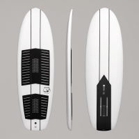 Decathlon  Planche de surf foil 500 6 pieds blanc / noir
